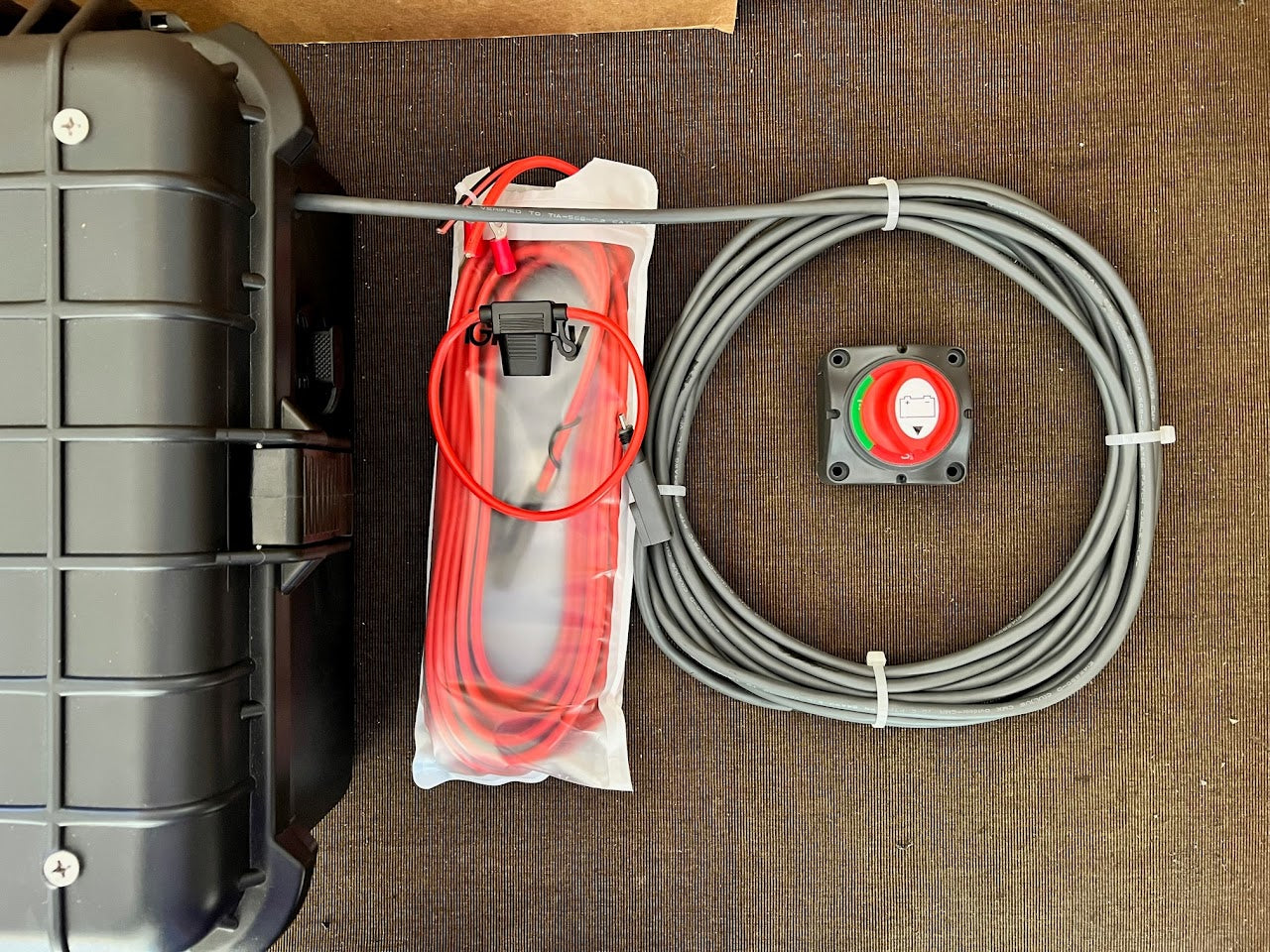 Portable Power Supply Box for Starlink with Modem Mount